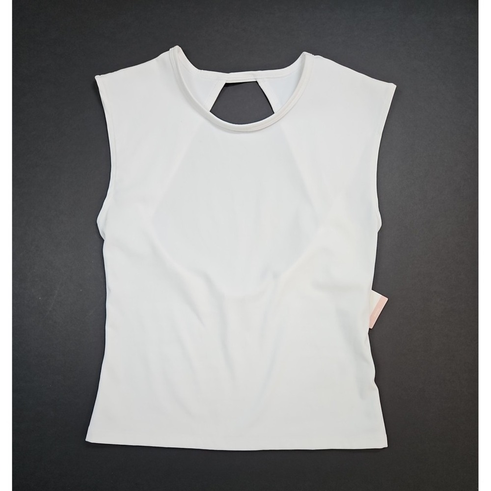 Calia Womens White Inspire Open Back Tank Top Size Small NWT - Spots - Picture 3 of 12